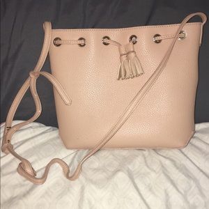 Faux leather purse